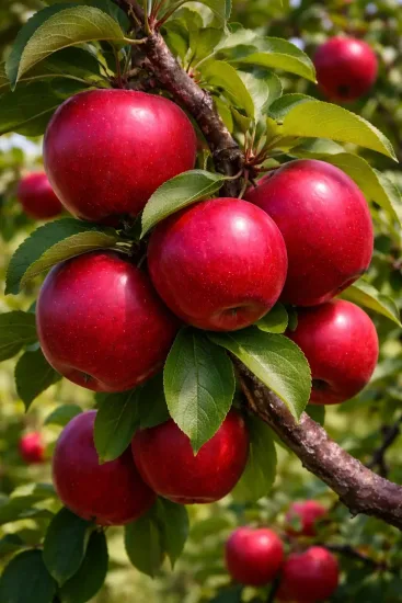 Pommier 'Chair rouge carmine'