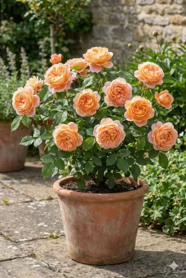 Rosier 'Abricot Mythique '