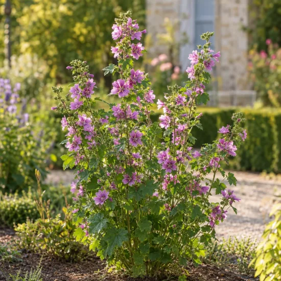 Grande mauve (Malva sylvestris) — Photo d'illustration, photo 2