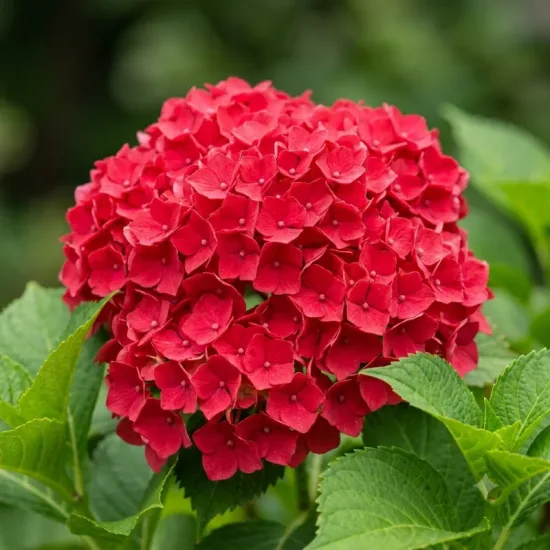 Hortensia 'Red baron'