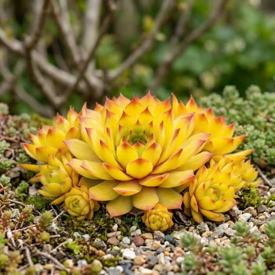 Joubarbe 'Gold nugget'