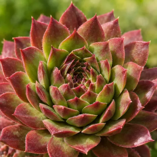 Joubarbe 'Blushing garnet' (Sempervivum) — Photo d'illustration