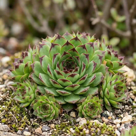 Joubarbe 'Emerald swirl'