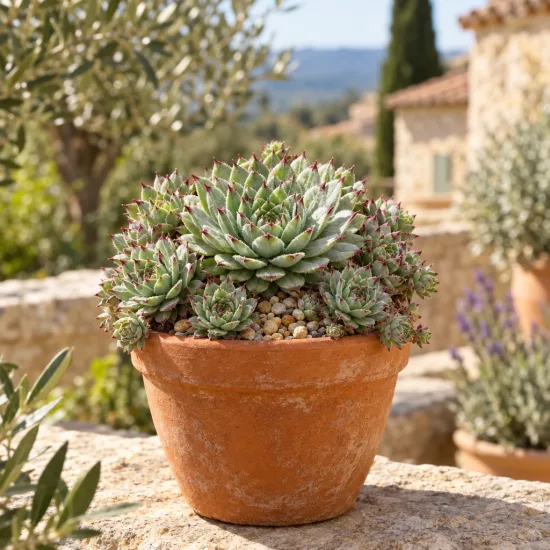 Joubarbe 'Summer frost' (Sempervivum) — Photo d'illustration, photo 3