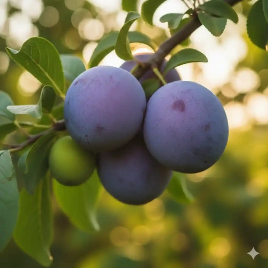 Prunier 'reine claude violette' 'Reine claude violette'