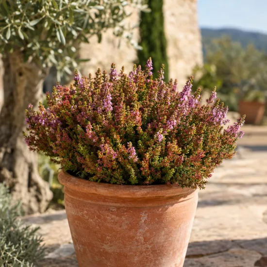 Bruyère commune 'Wickwar flame rose' (Calluna vulgaris) — Photo d'illustration, photo 2