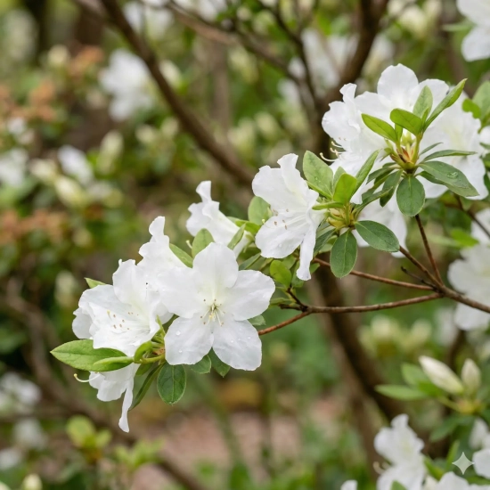 Azalée japonaise 'Schneewittchen blanc'