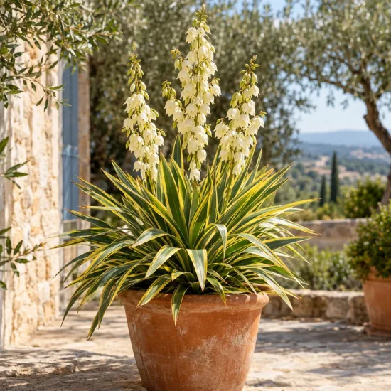 Yucca 'Garland gold' (Yucca filamentosa) — Photo d'illustration, photo 3