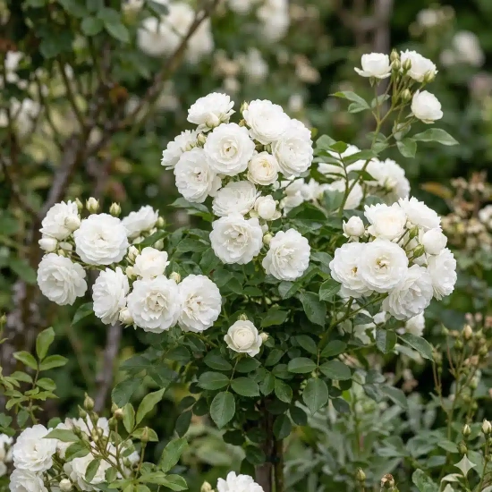 Rosier 'Bisous de neige'