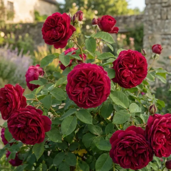 Rosier 'Rose de fleurie '