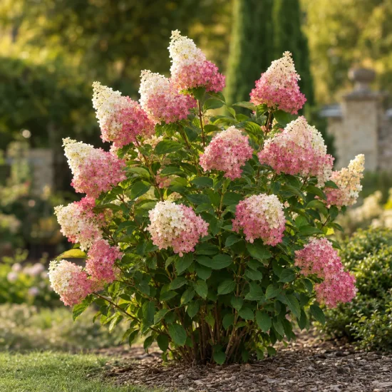 Hortensia paniculé 'Pink et rose' (Hydrangea paniculata) — Photo d'illustration, photo 2