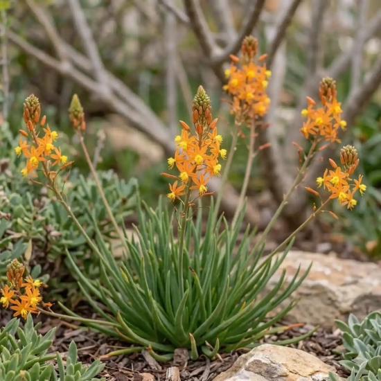 Bulbine 'Hallmark orange'