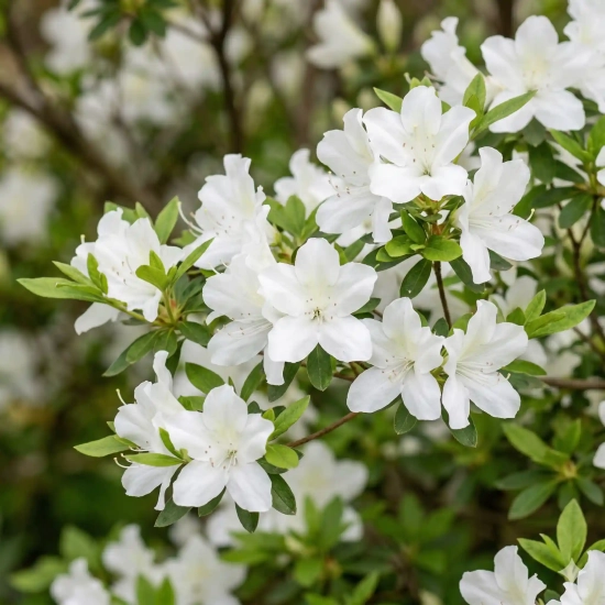 Azalée japonaise 'Blanche'