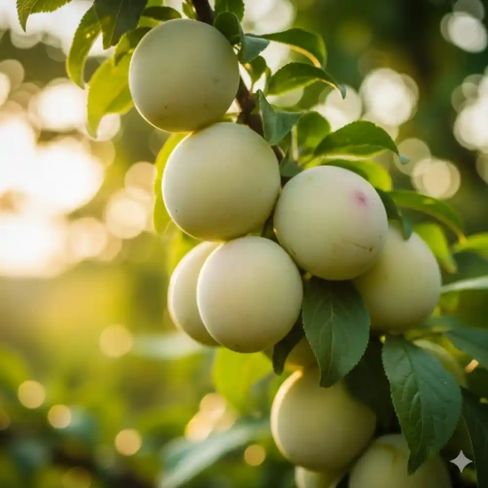 Prunier 'quetsche blanche de letricourt'