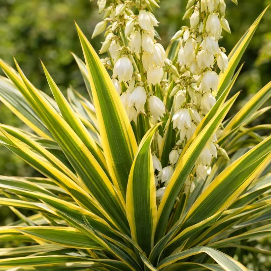 Yucca 'Garland gold' (Yucca filamentosa) — Photo d'illustration