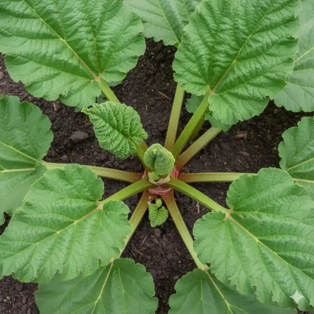Rhubarbe chinoise 'Timperley early verte'