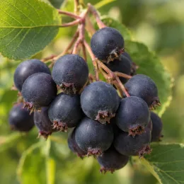 Amélanchier à feuille d'aulne 'Sleyt' (Amelanchier alnifolia) — Photo d'illustration