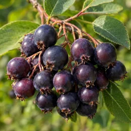 Amélanchier à feuille d'aulne 'Martin' (Amelanchier alnifolia) — Photo d'illustration
