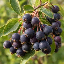 Amélanchier à feuille d'aulne 'Honeywood' (Amelanchier alnifolia) — Photo d'illustration