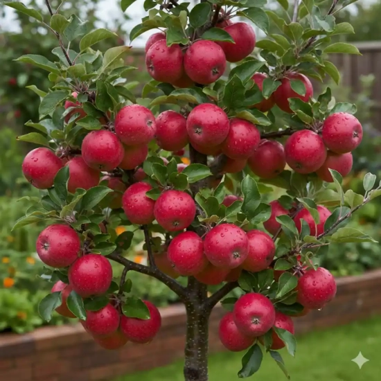 Pommier 'Garden sun red'