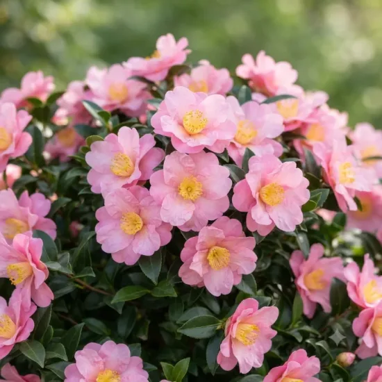 Camélia d'automne 'Plantation pink'