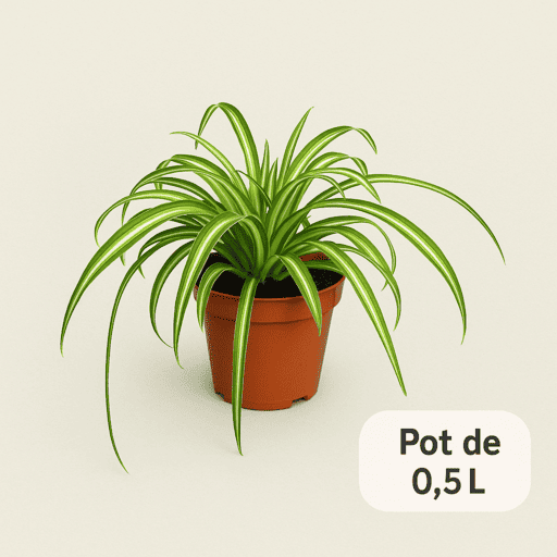 Chlorophyte chevelue, Phalangère, Plante araignée