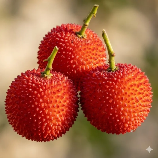 Arbousier. arbre aux fraises 'Compacta'