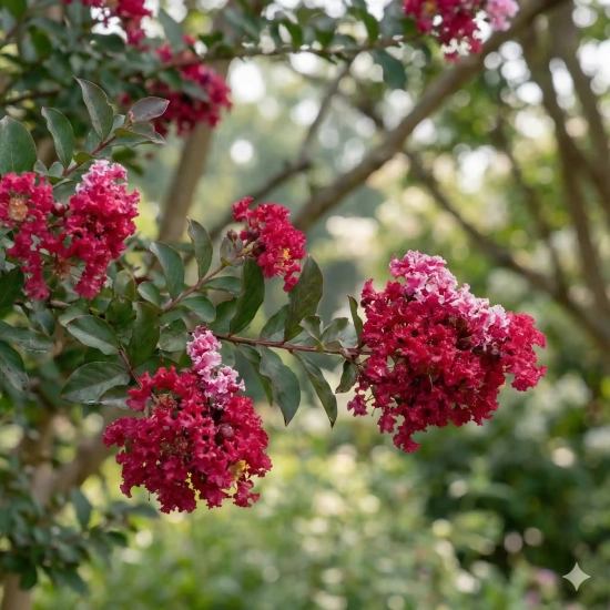Lilas des indes 'Double feature'