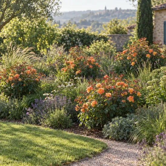 Rosier 'Embrasement parfume' (Rosa hybrida) — Photo d'illustration, photo 2