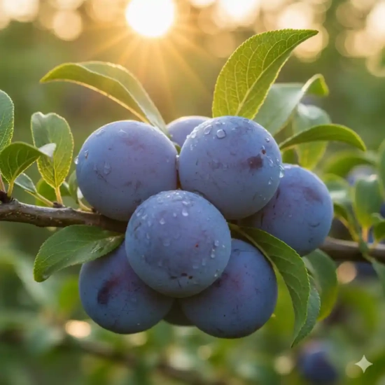 Prunier nain 'Mirablue'