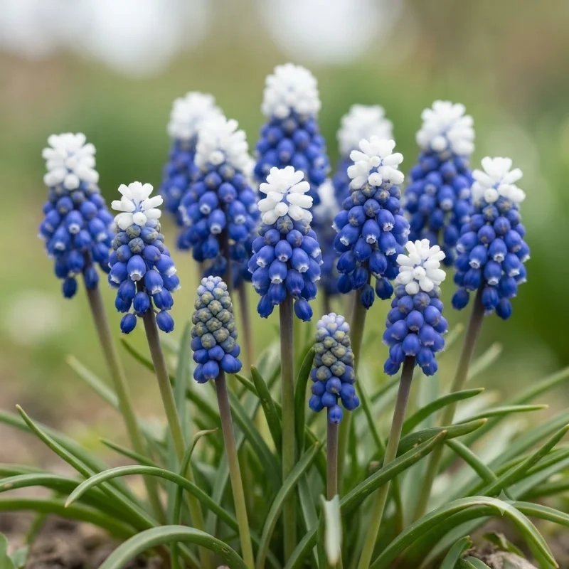 Muscari d'aucher  'Touch of snow '