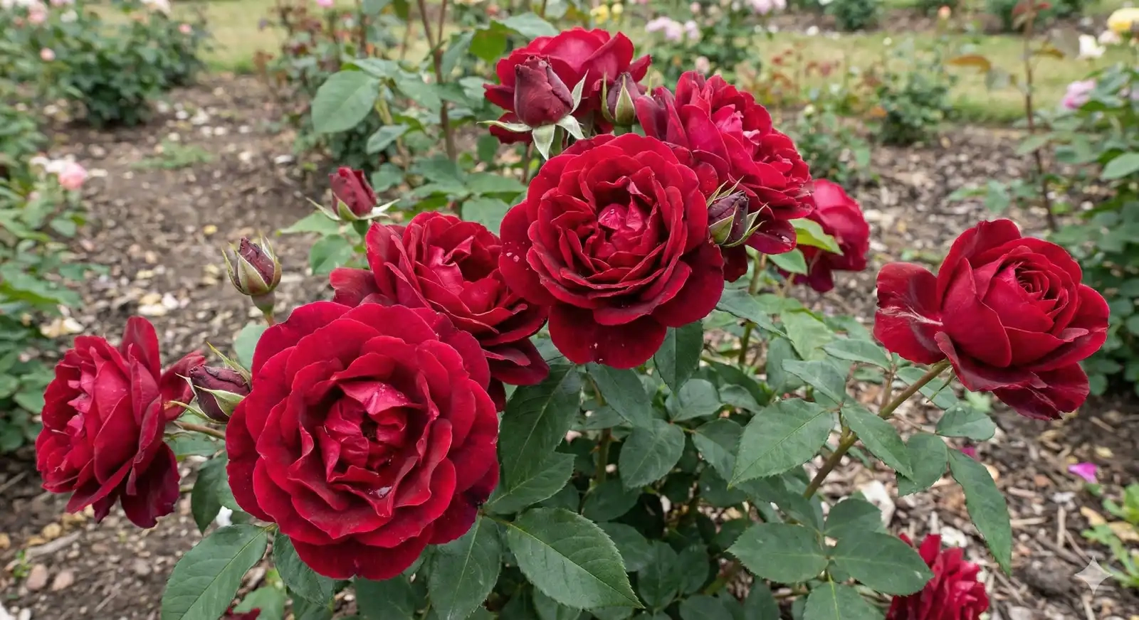 Rosier 'Clos de vougeot'