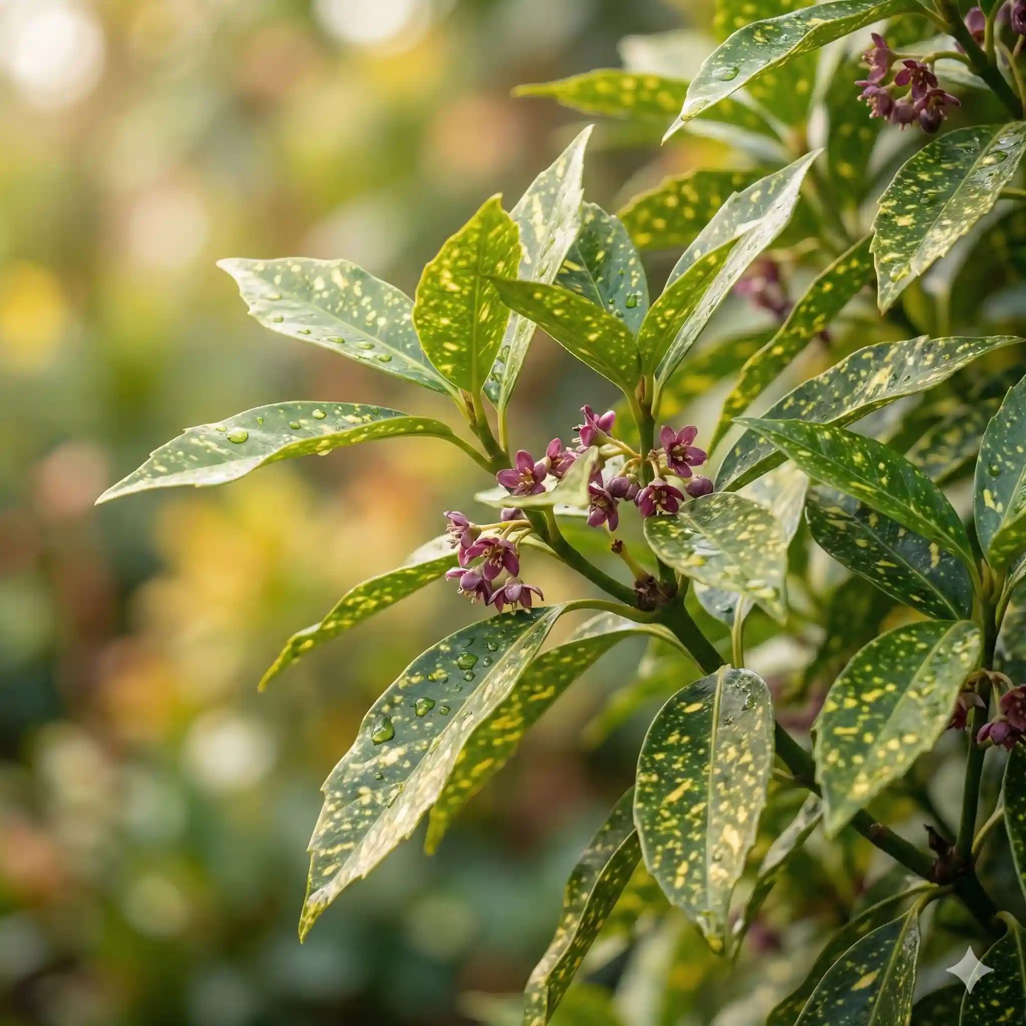 Aucuba du japon 'Crotonifolia'