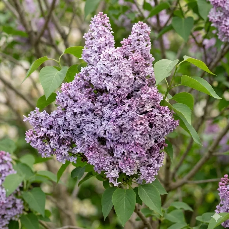 Lilas commun 'Nadezhda dble mauve'