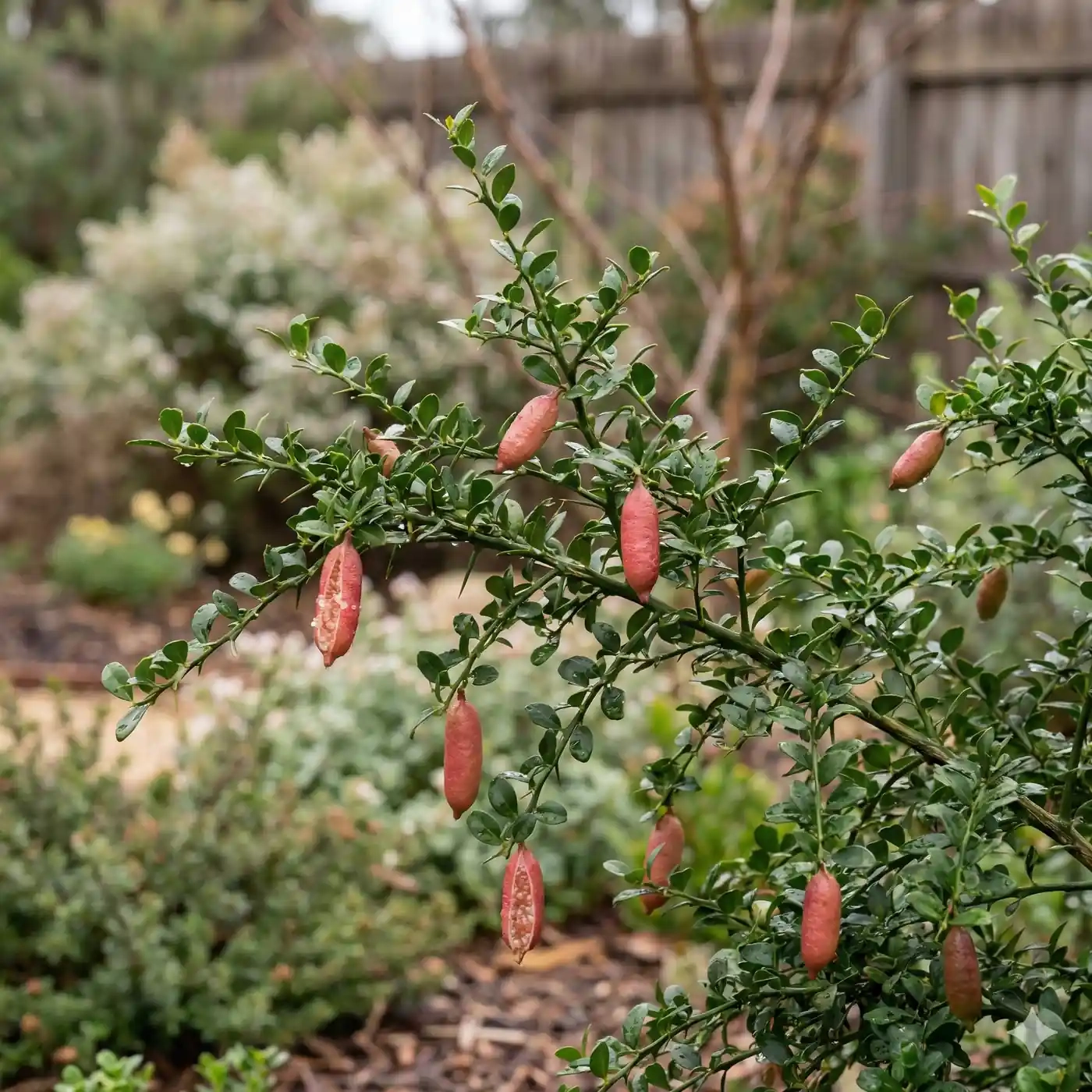 Citronnier caviar 'Rose'