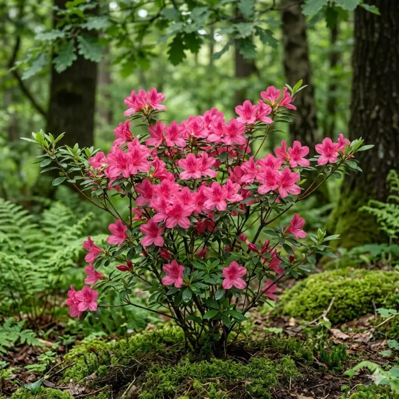 Azalée japonaise 'Conny rose fonce'