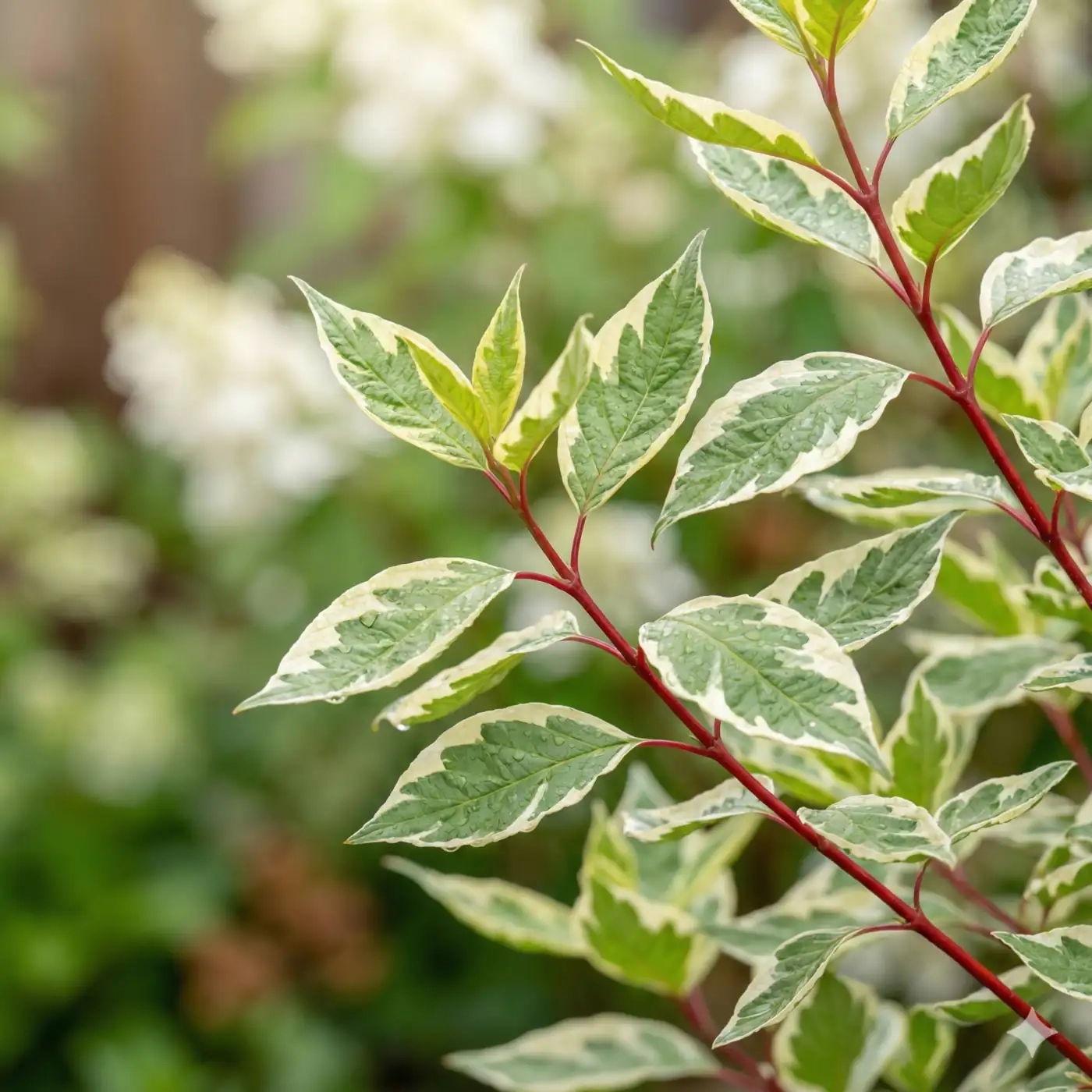 Cornouiller blanc 'Elegantissima'