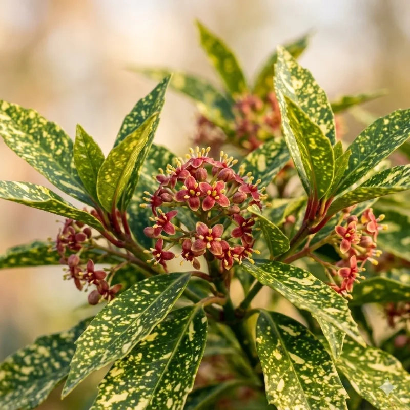 Aucuba du japon 'Variegata'