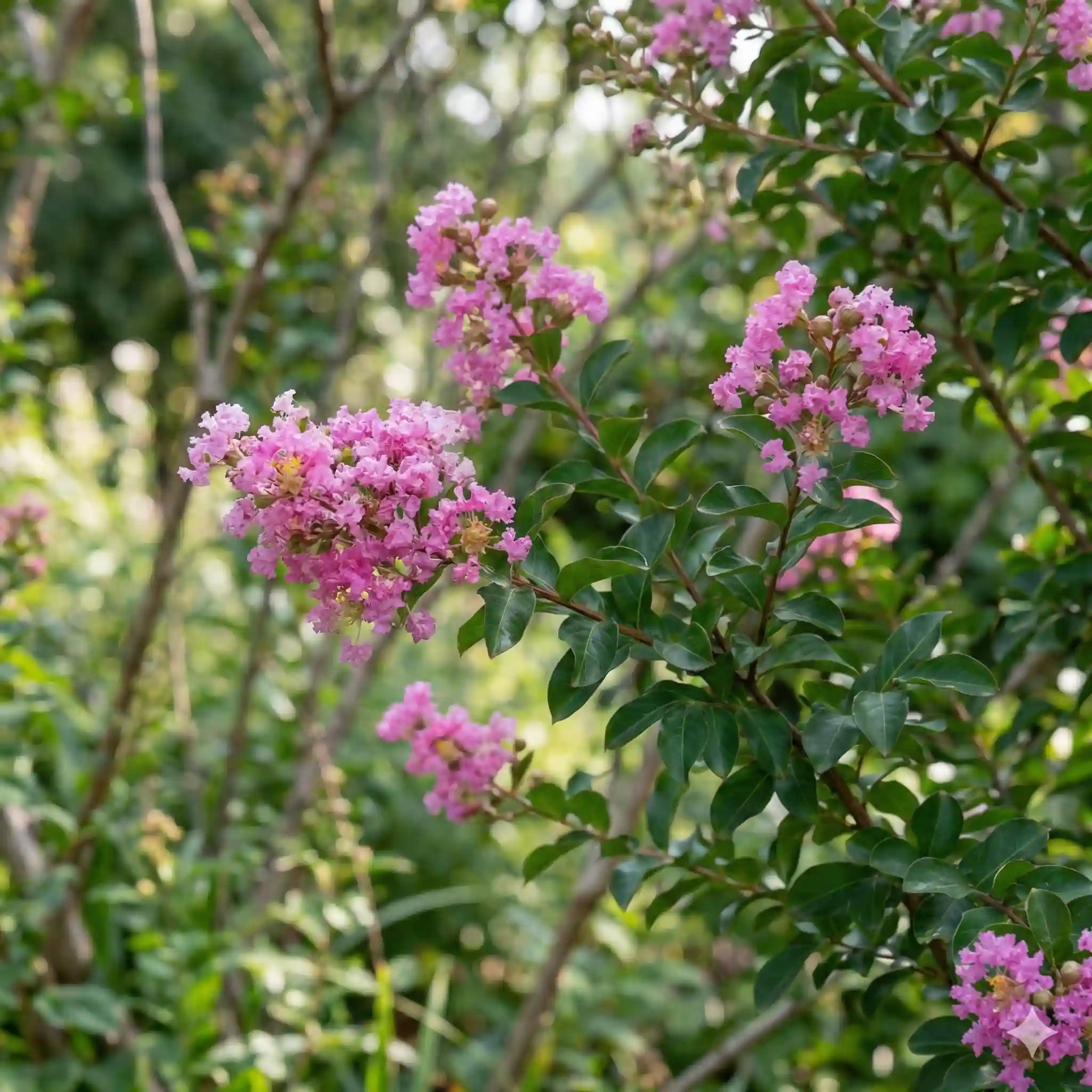 Lilas des indes 'Pink crepemyrtle'