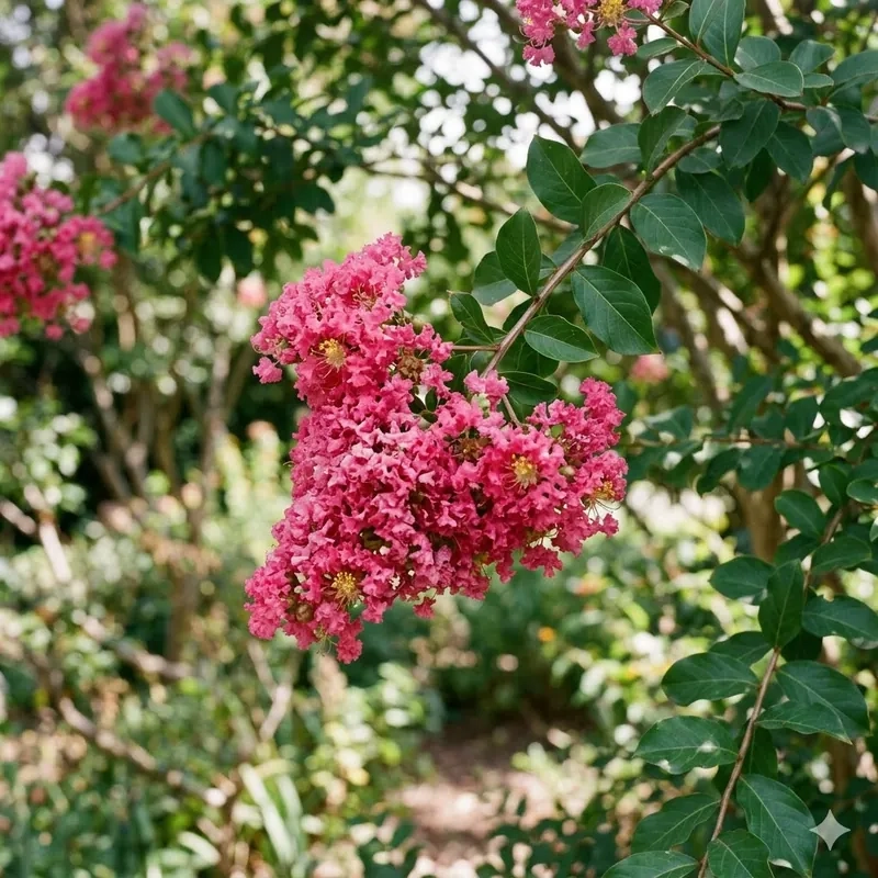 Lilas des indes 'Pecos rose'