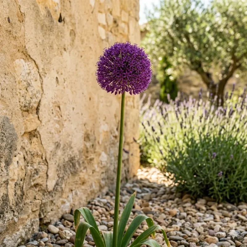 Ail d'ornement violet 'Jackpot'