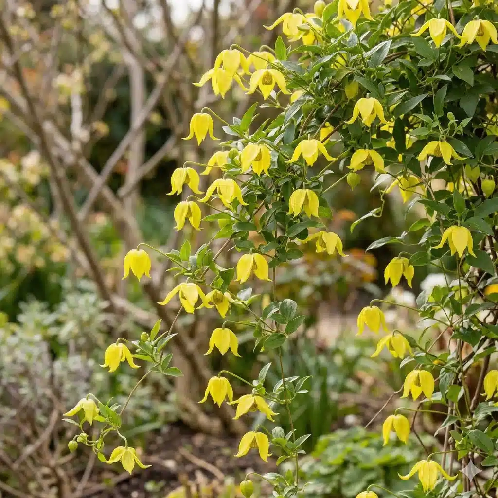 Clématite 'Little lemons'