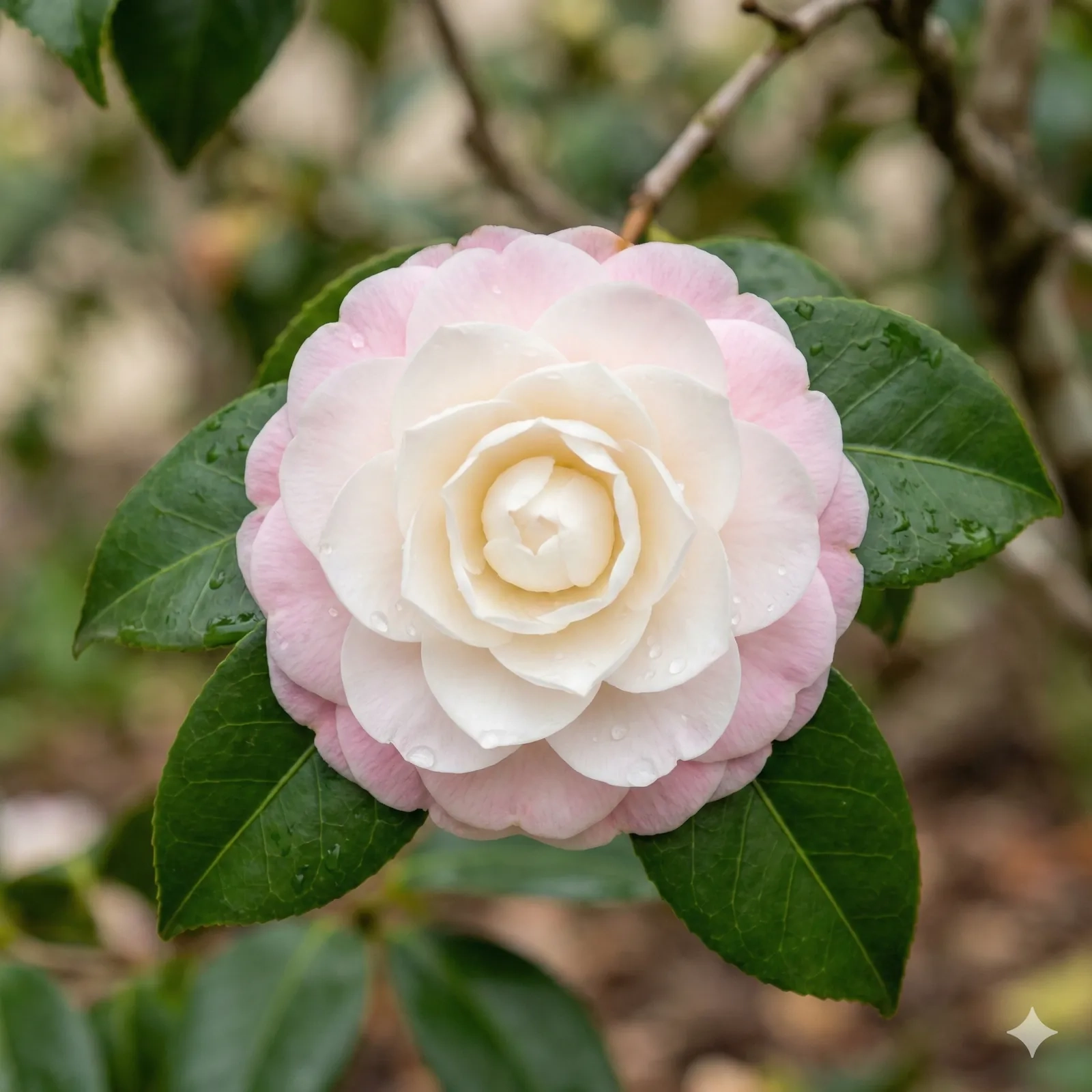 Camélia du japon 'Nuccio s cameo rose'
