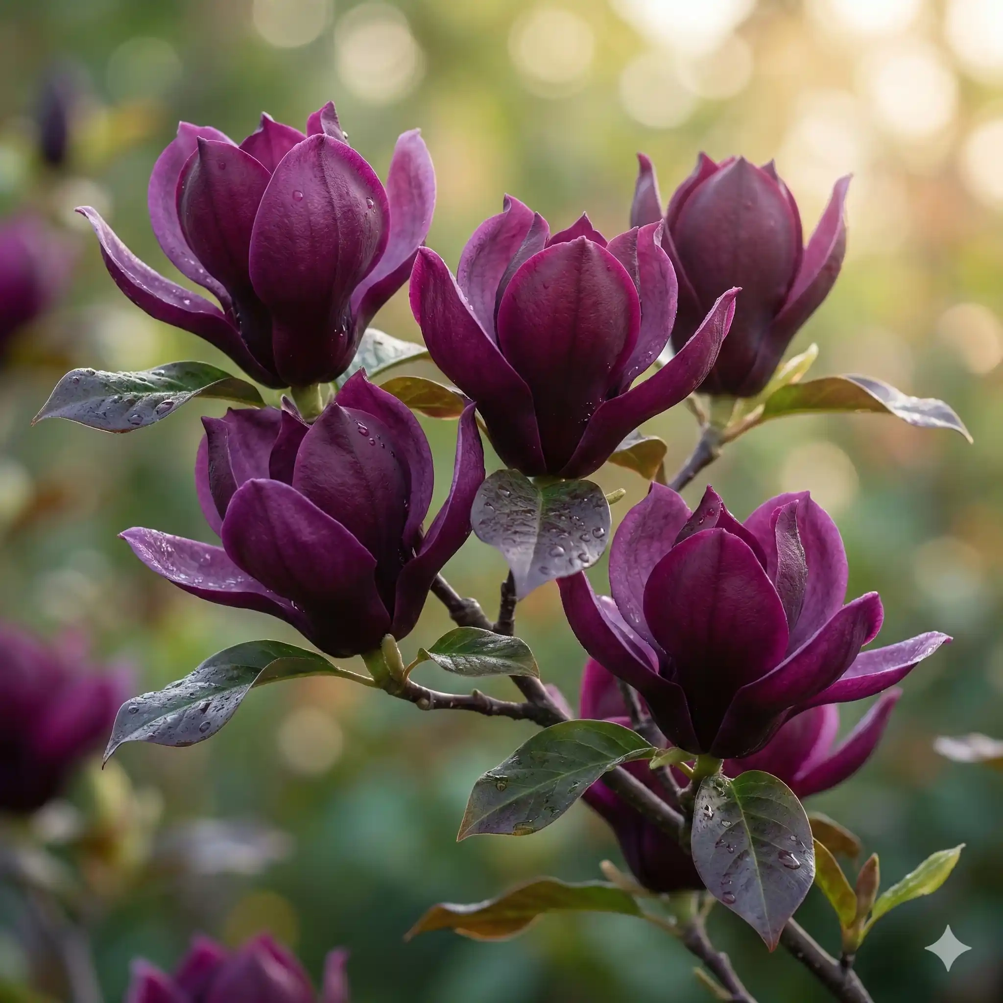 Magnolia à fleurs de lis 'Nigra'