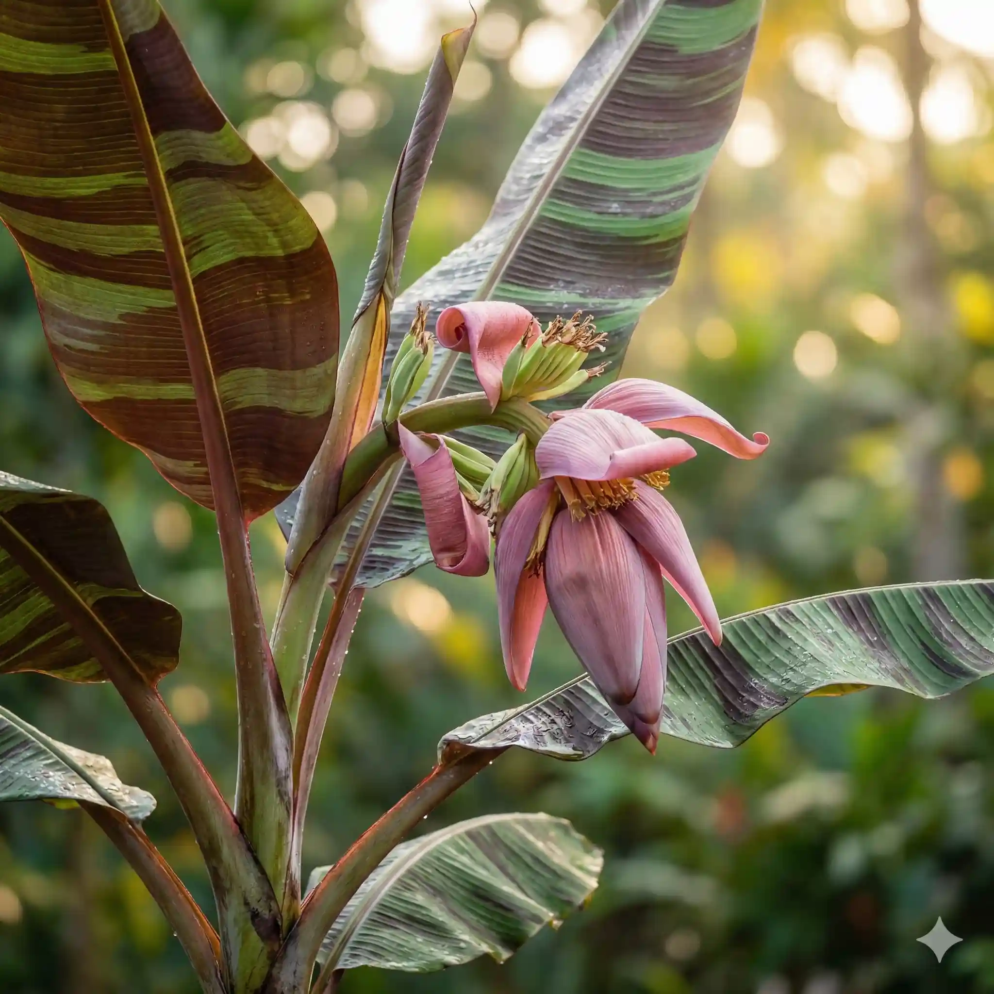Bananier japonais 'Bengal tiger'