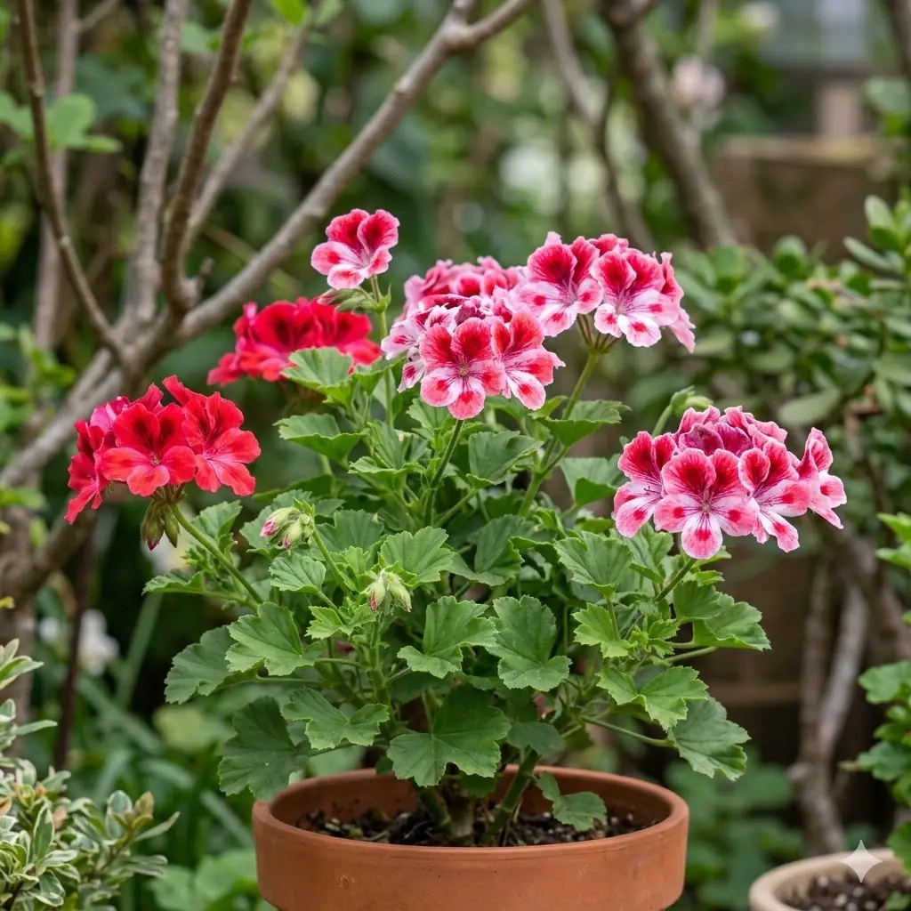 Géranium au parfum épicée 'Roller's sigma'