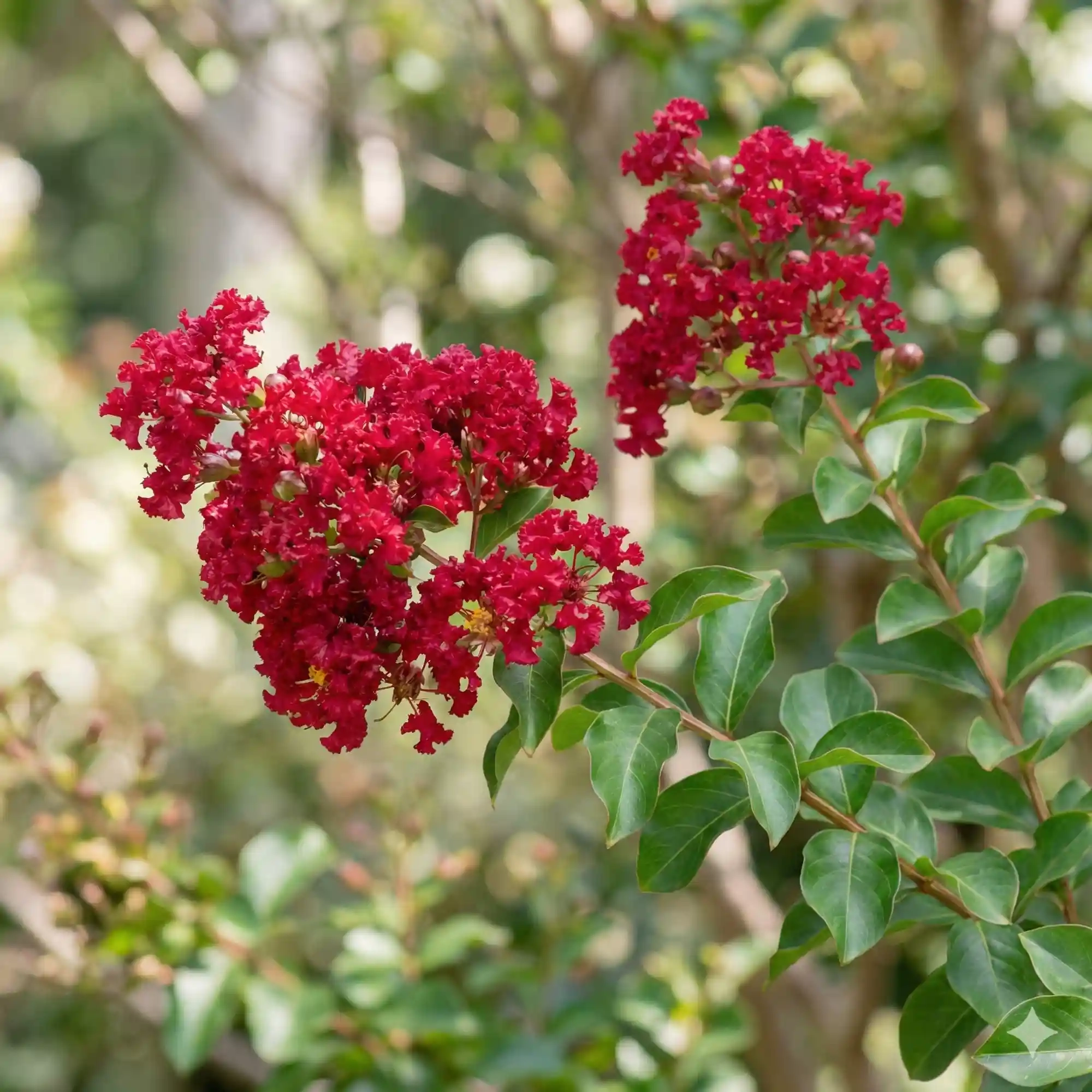 Lilas des indes 'Ruffled red magic'