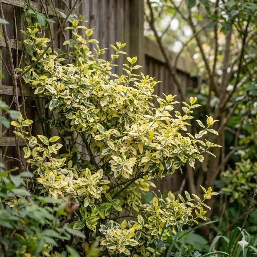 Fusain de fortune 'Golden harlequin'