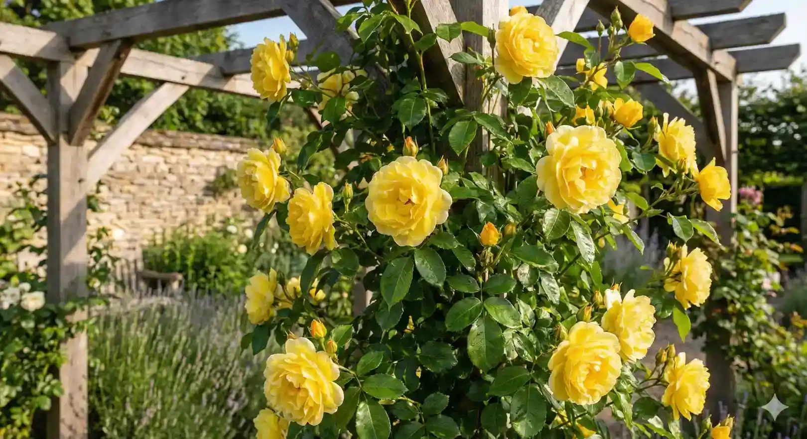 Rosier 'Yellow hammer '