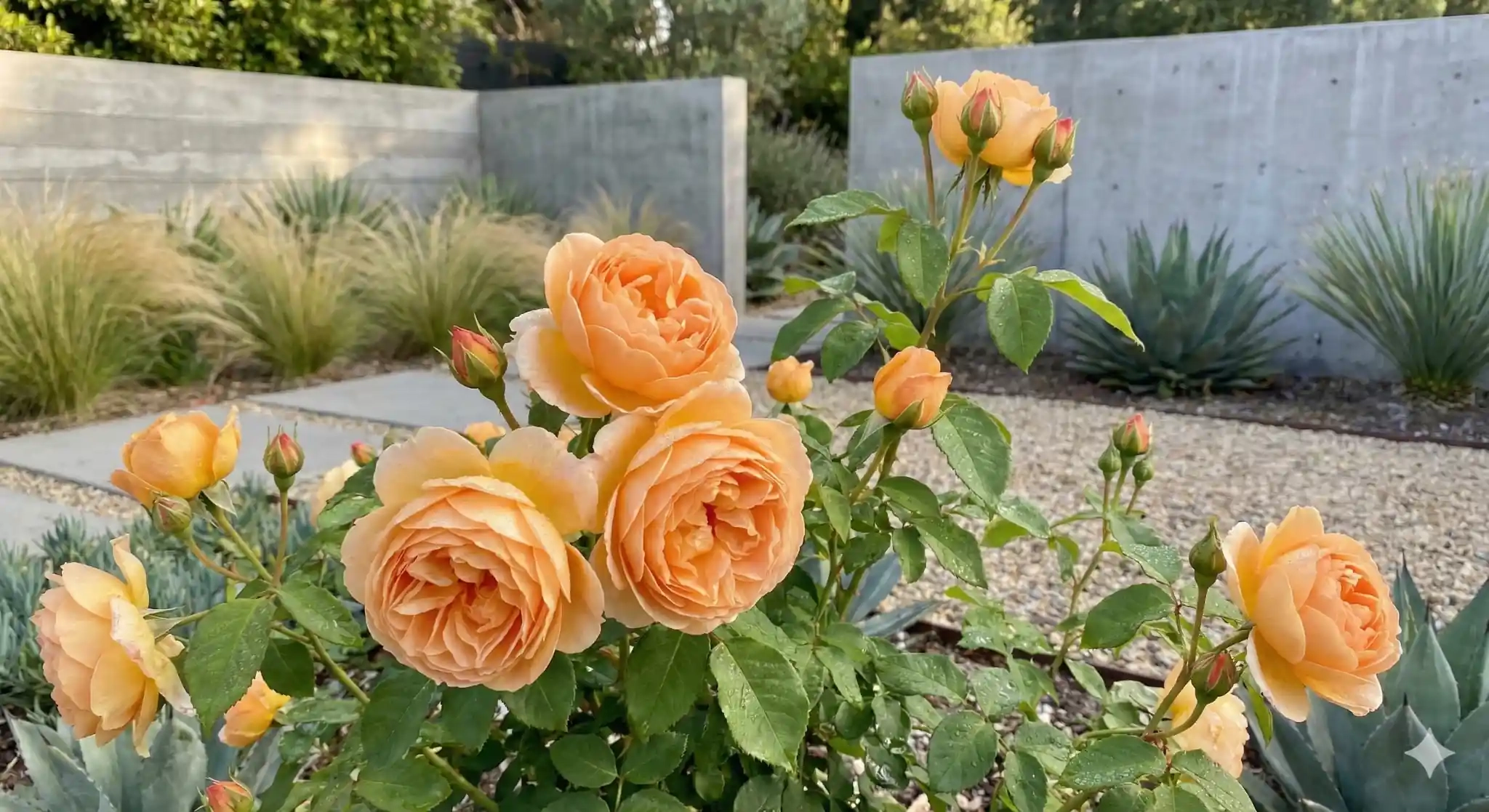 Rosier 'The lady gardener '